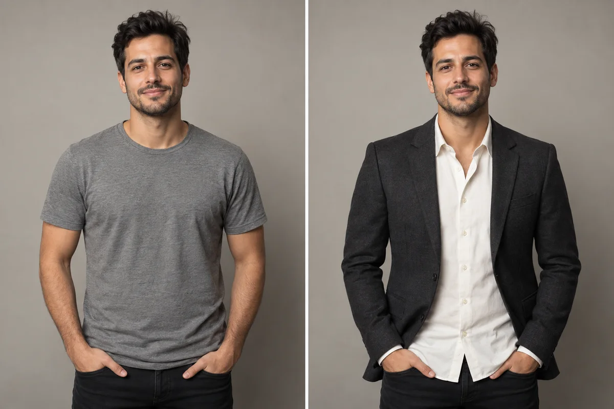 Before and after for Creators & Social Media Content